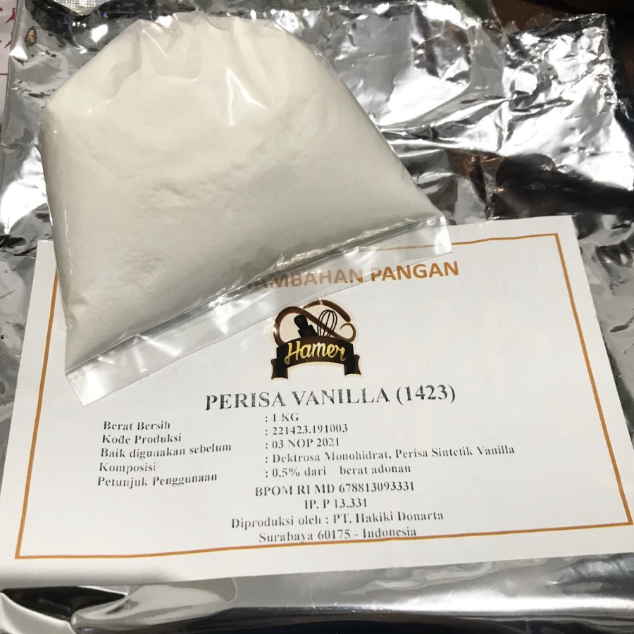 Vanili Bubuk Kristal Wangi Wangi Susu - Buttermilk Powder Repack 100gr