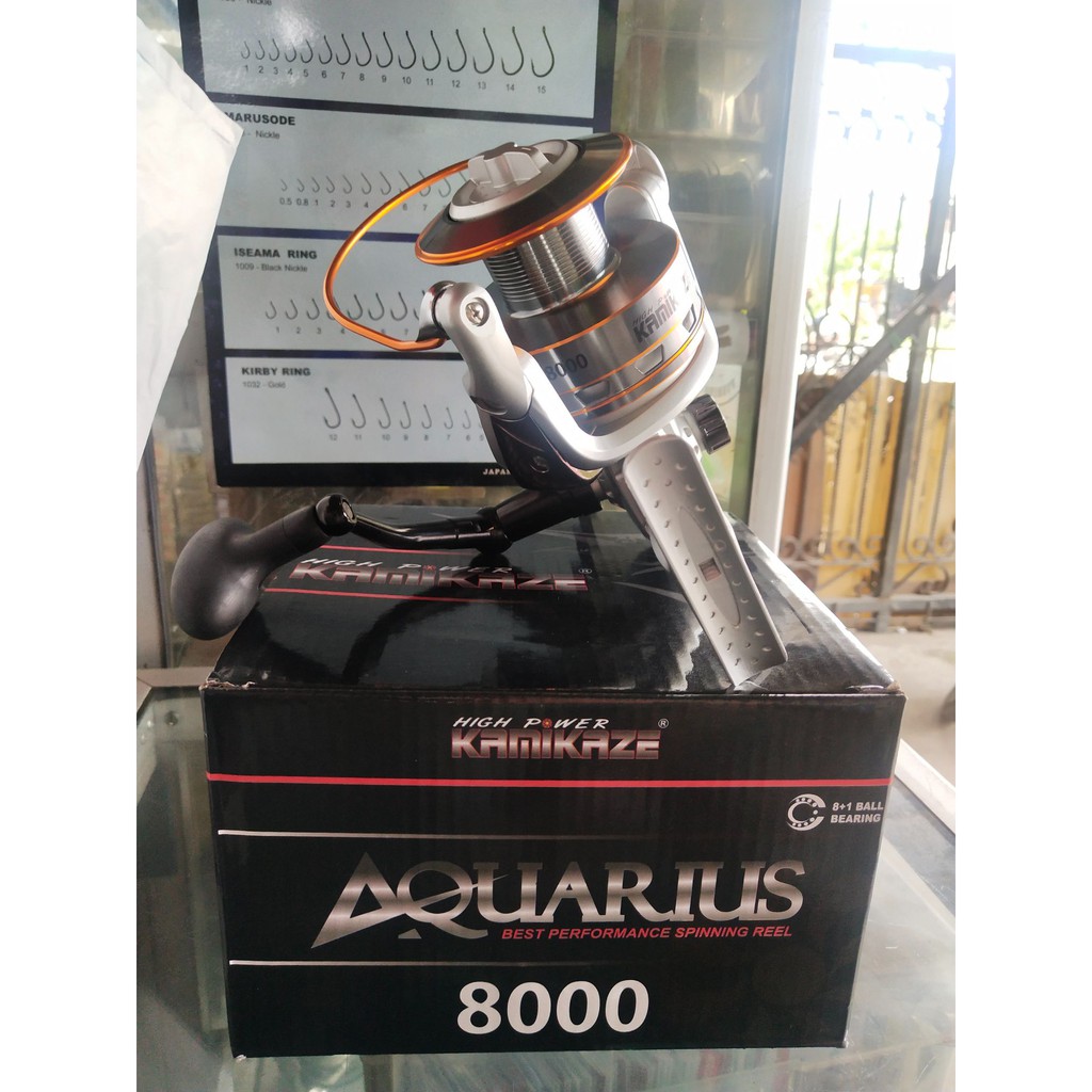 REEL PANCING KAMIKAZE AQUARIUS 8000 9 BEARING