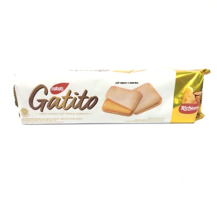 Nabati Biskuit Gatito Keju 128gr