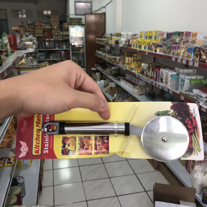 

AT8sqP Pizza Cutter Stainless Pemotong Pizza Sduyt99