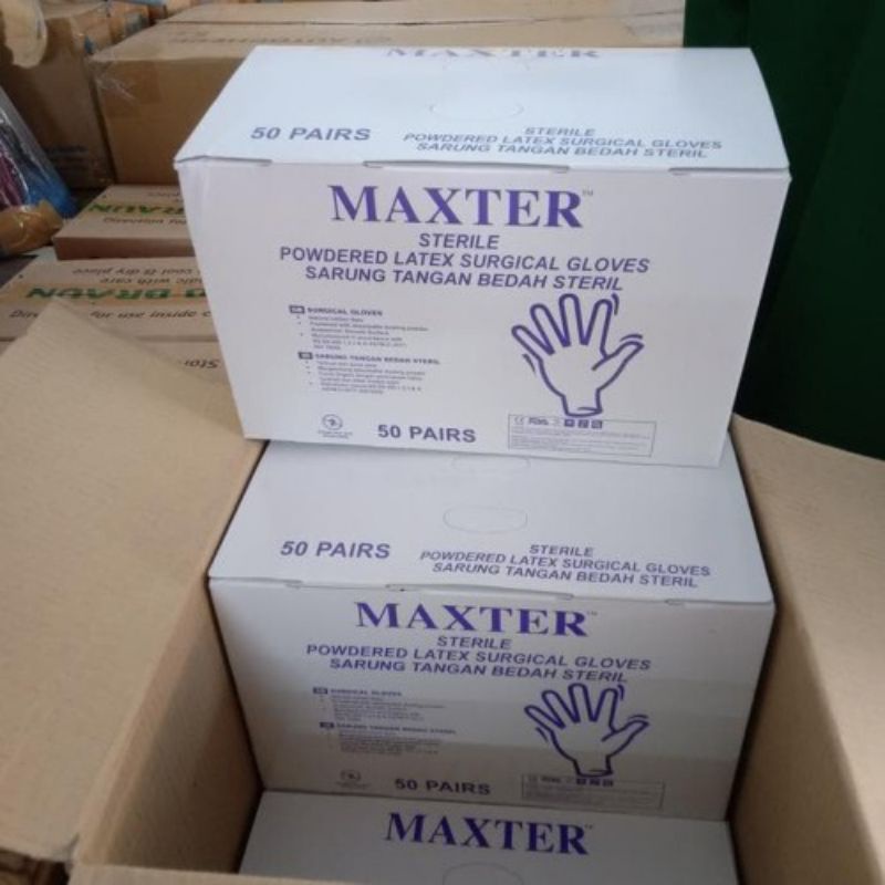 Sarung tangan bedah steril Maxter