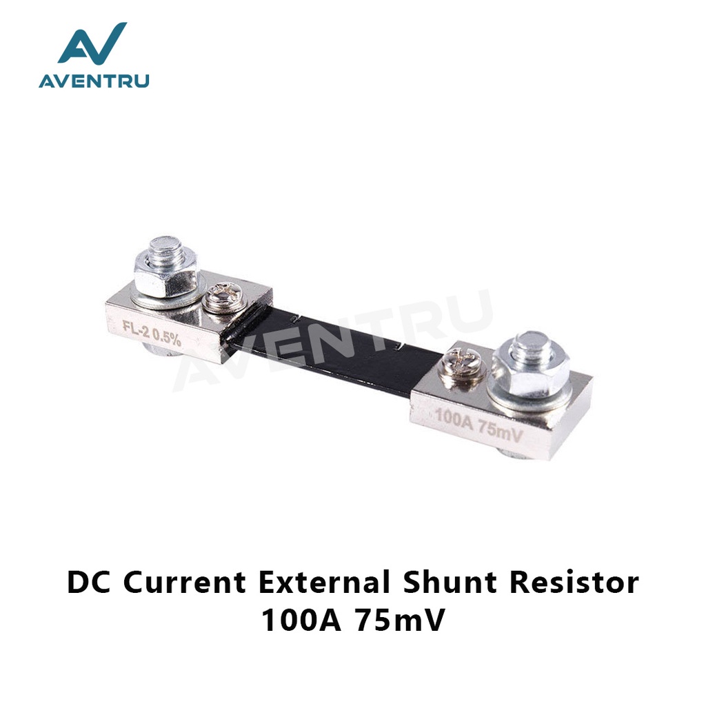 Dual Voltmeter Ammeter Volt Amp Ampere Amper Meter Digital 10A 0-100V Current Shunt Resistor 100A 75mV