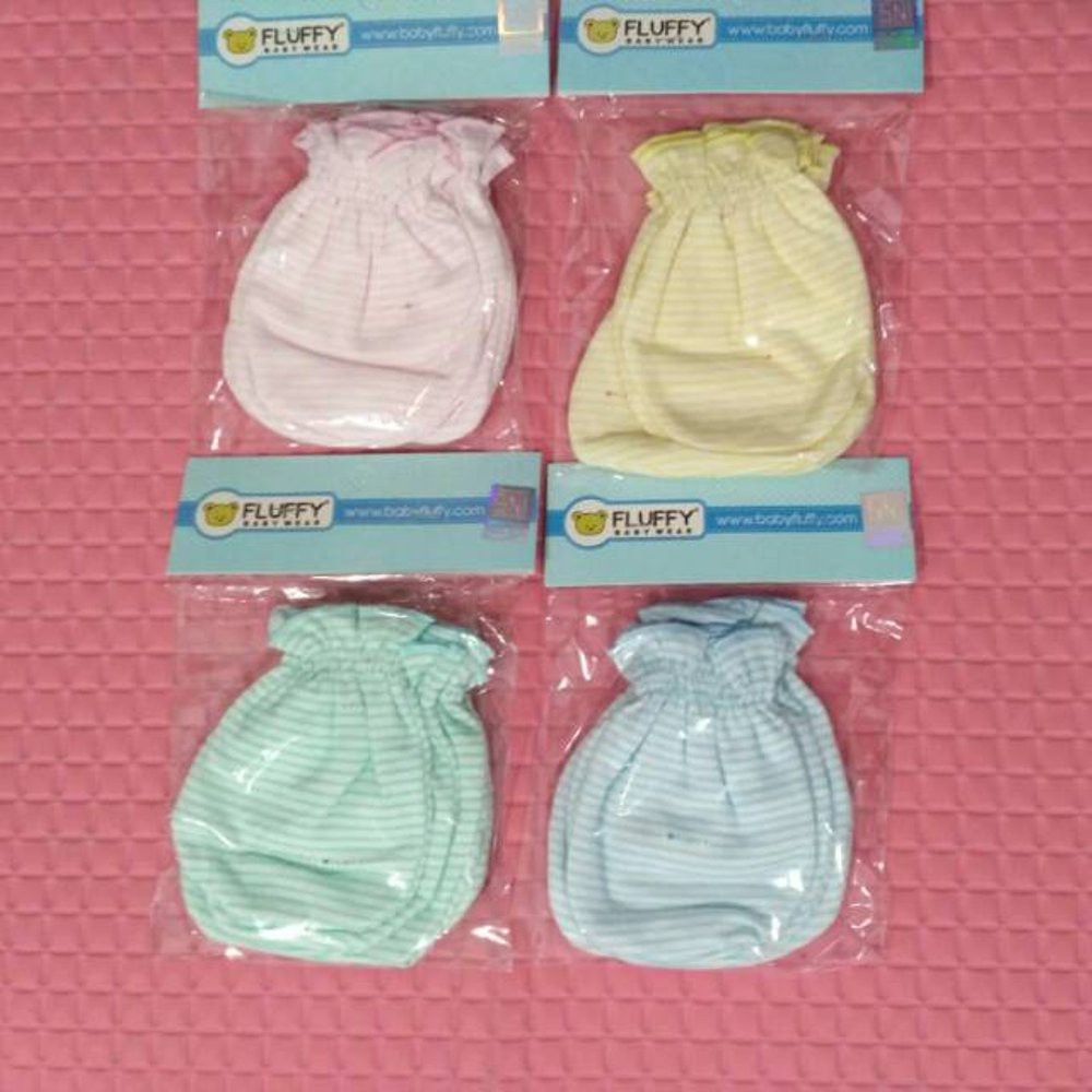 FLUFFY Topi Emen / TOPI KUNCUNG / STK Newborn topi anak topi bayi sarung tangan bayi NEWBORN (1 PCS)