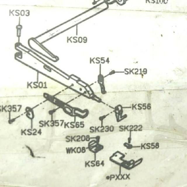 KS03 Original / Asli Siruba Mesin Jahit obras