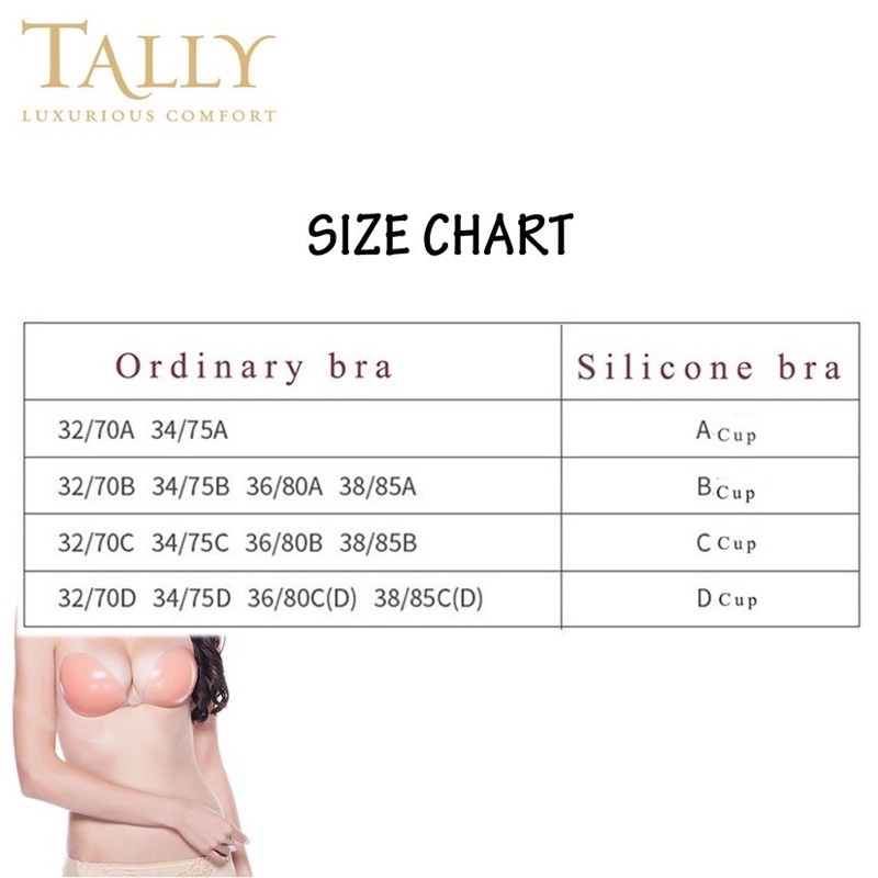 TALLY BH BRA SILIKON / SILICONE TALLY I INVISIBLE BRA | BH TEMPEL