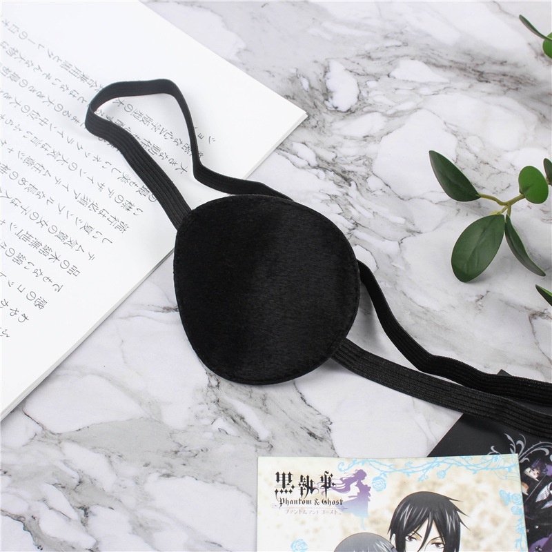 BB004 – Eye Patch Penutup Mata Bajak Laut Cosplay Anime Jepang Black Buttler