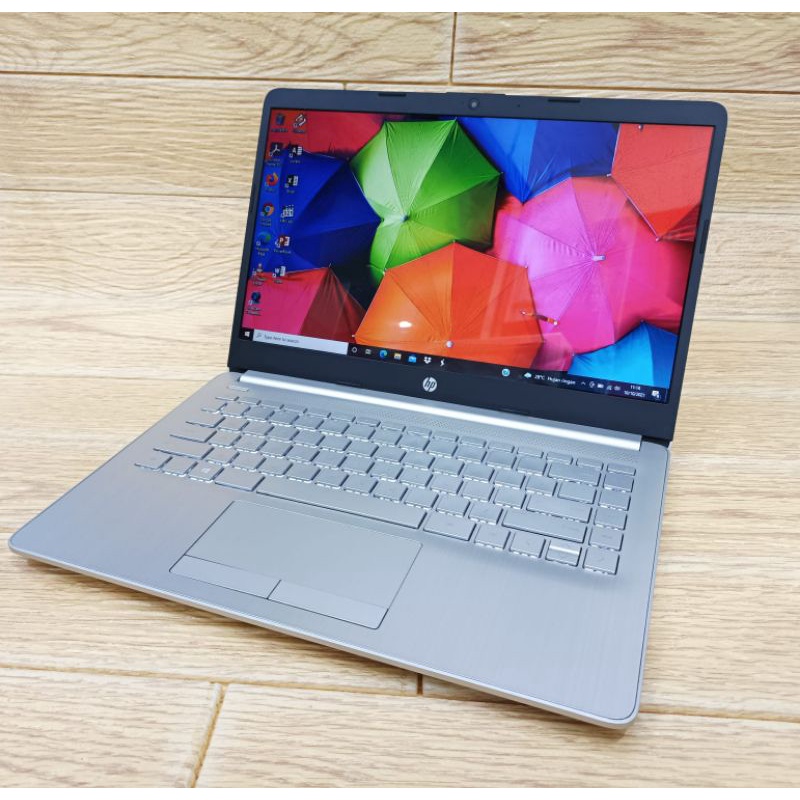 hp 14s dk0073au amd a4-9125/4/1tb semua normal pemakain wajar