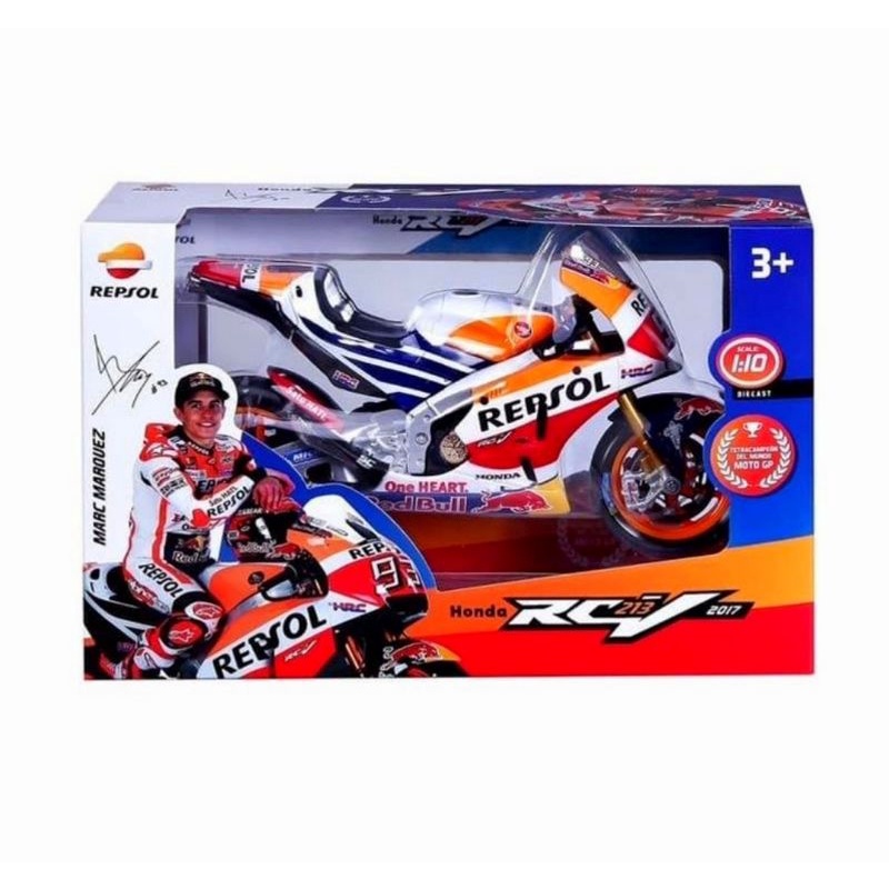 Maisto 1:10 Moto gp Marc Marquez Miniatur Motor MotoGP Honda RC213V Honda Repsol Marc Marquez