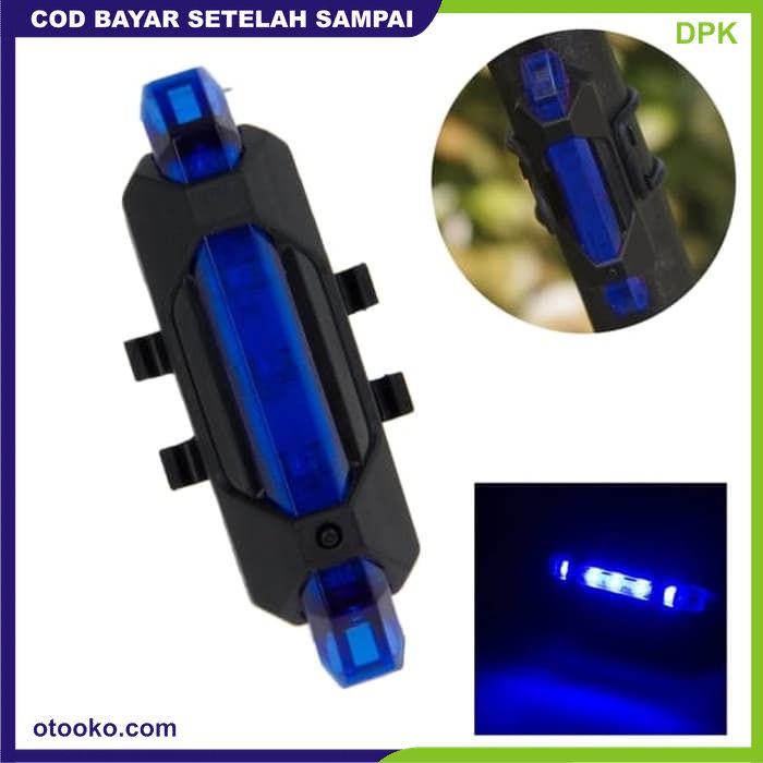 Lampu Belakang Sepeda LED Tail Light Rechargeable Micro USB BS216