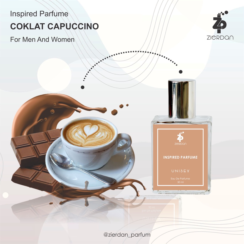 Zierdan Inspired Parfum Coklat Capuccino Parfume Farfum  Minyak Wangi Tahan Lama Pria &amp; Wanita Unisex