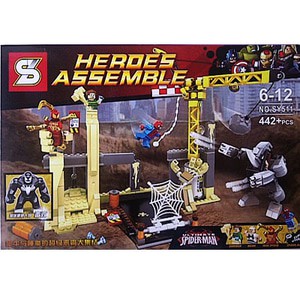 Brick Lego SY 511 Spiderman Vs Villain 442Pcs