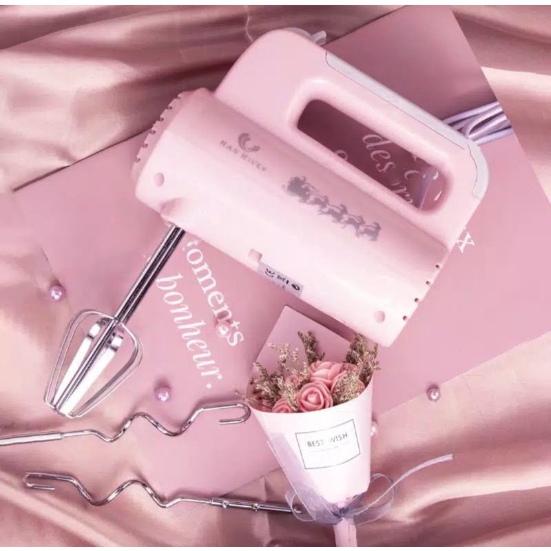 HAN RIVER HRDDQ-002 Han Mixer 5 Kecepatan - Macaroon Pink