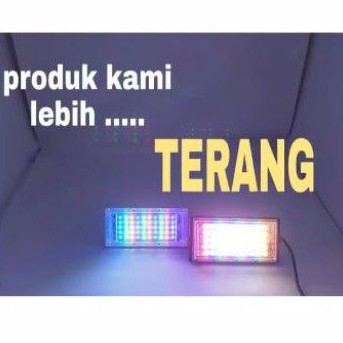 lampu led sorot 50 w floodlight 50 watt lampu tembak RGB warna warni