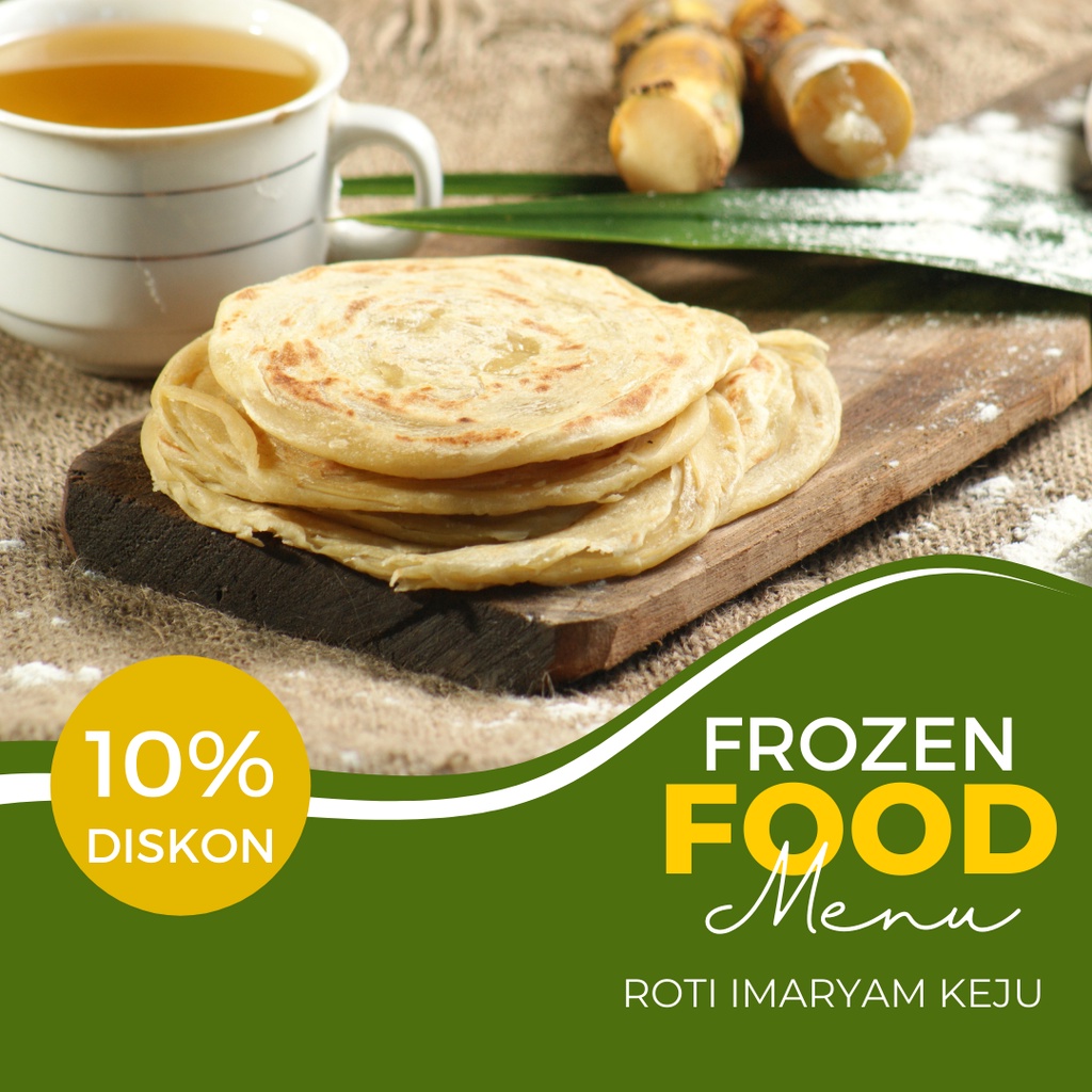 

Roti Maryam Arshaka food Rasa Keju isi 5 pcs