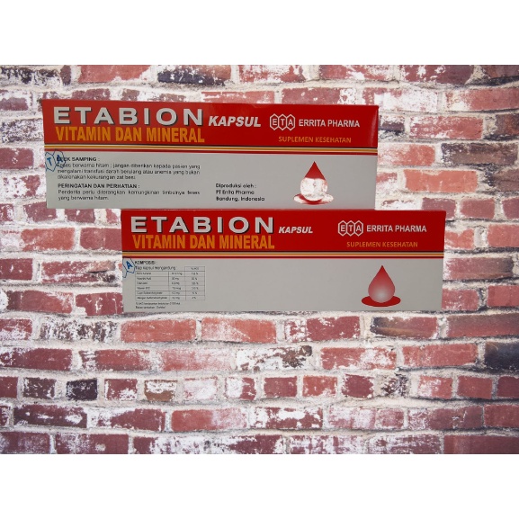 TABLET ETABION VITAMIN DAN MINERAL / BOX