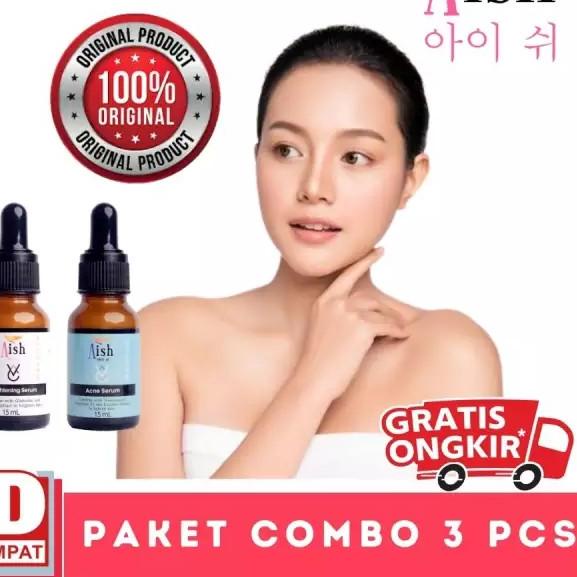 ★ AISH Serum KOREA ORIGINAL100% BRIGHTENING + ACNE + DARKSPOT SERUM AISH KOREA ☞