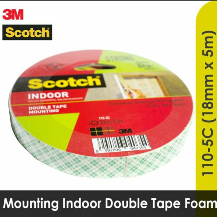 

Sale!!! Mounting Double Tape 18 Mm X 5 M Scotch 3M 110-5C Sale!!!