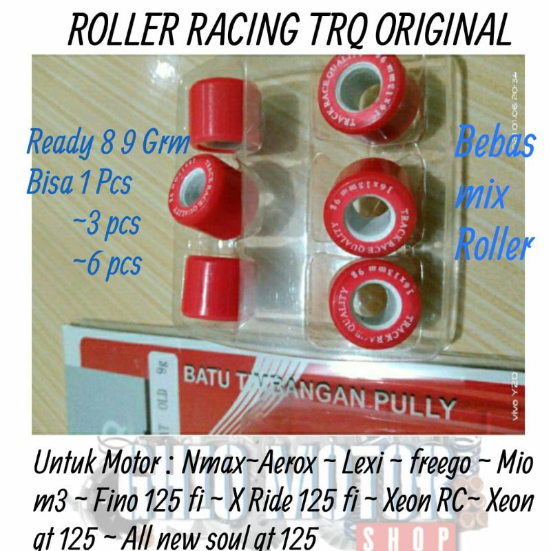 Roller Roler Loler Racing Nmax Aerox Lexi X Ride Terlaris Roller racing Nmax Roller Nmax 9gram Roller Aerox 9gram Loler Racing Nmax Roller Promo Termurah Big Promo One sale Discon Promo murah lebay Racing Loler Tdr Kawahara Brt Cld Daytona Sss AHRS TRQ