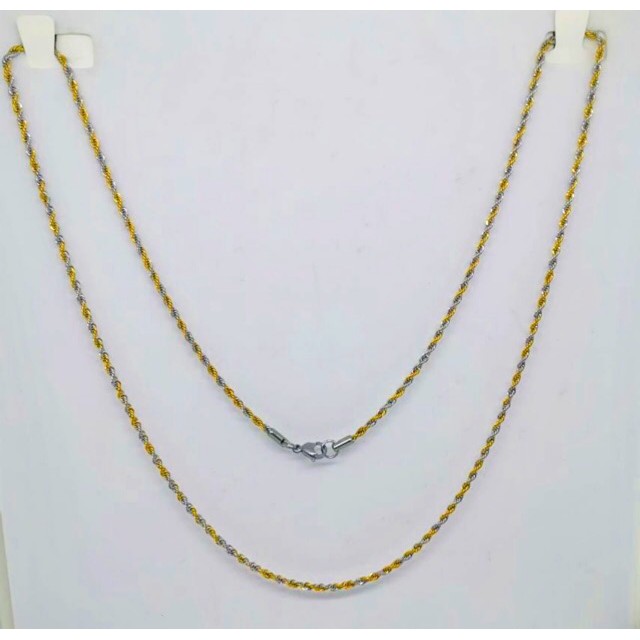 New Arrival Kalung titanium kalung tambang 75 cm kalung tambang perhiasan titanium Low Price!