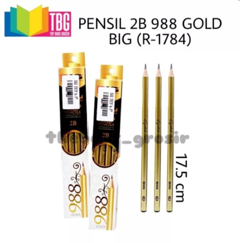 

pensil Big Goal 1 pack isi 12 pcs