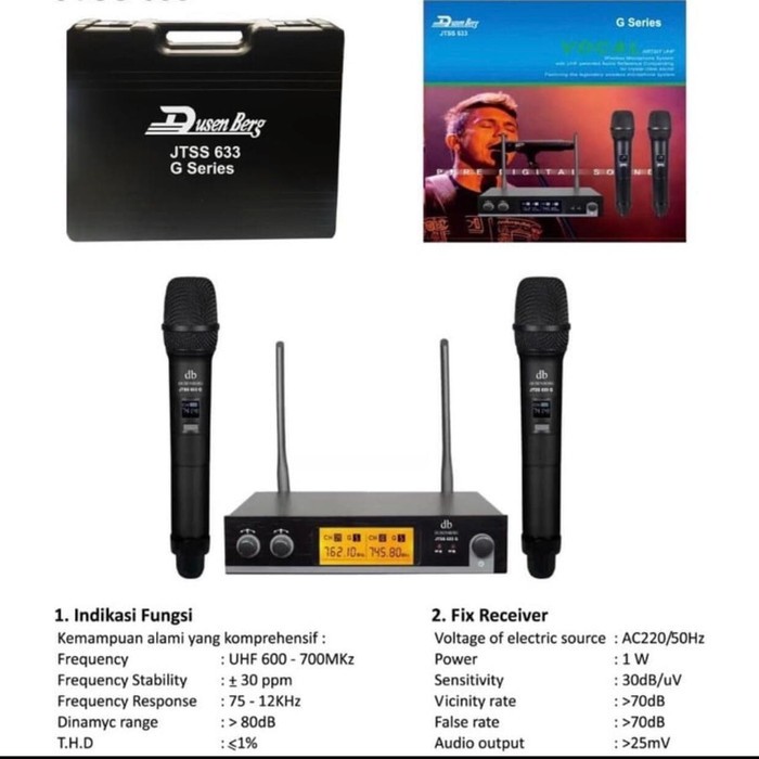 Mic wireless DusenBerg JTSS 633 G