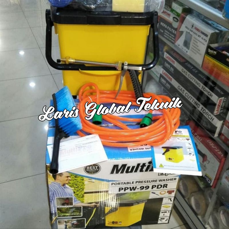Mesin Cuci Jet Cleaner PPW-99 PDR Multipro Portable Pressure Washer
