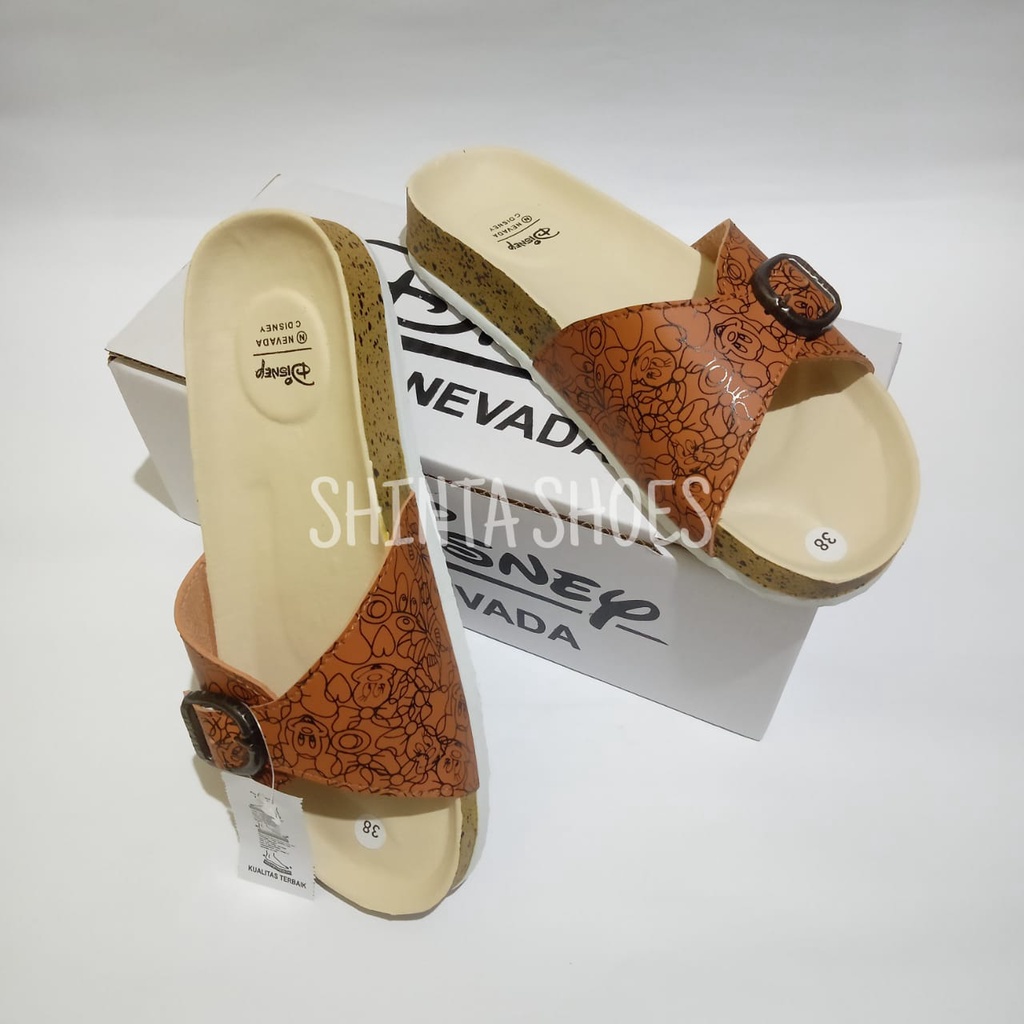 SANDAL WANITA NEVADA DISNEY MOTIF MICKEY MOUSE