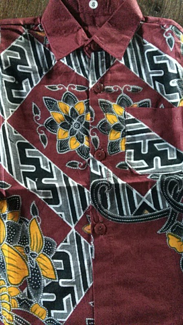 Kemeja Anak Katun Catra Amazon Batik Pekalongan Ori 1 Tahun