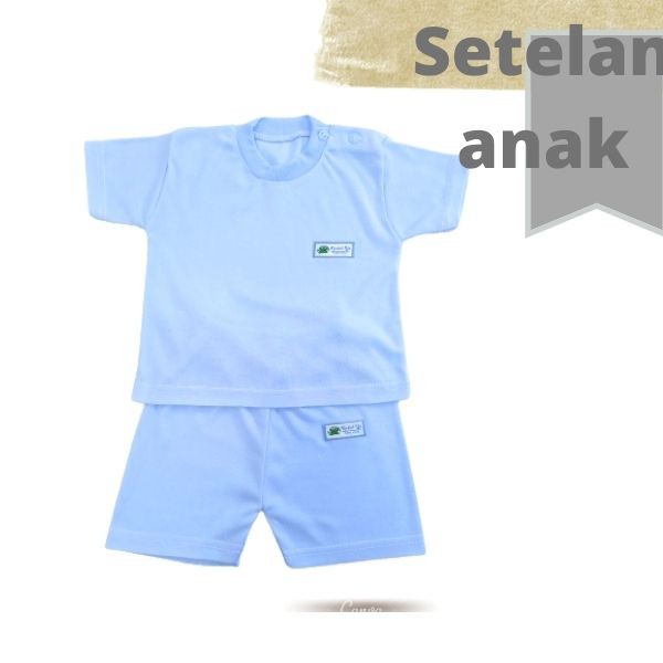 Setelan Bayi  Polos | Pakaian Bayi Model Oblong Kancing Pundak