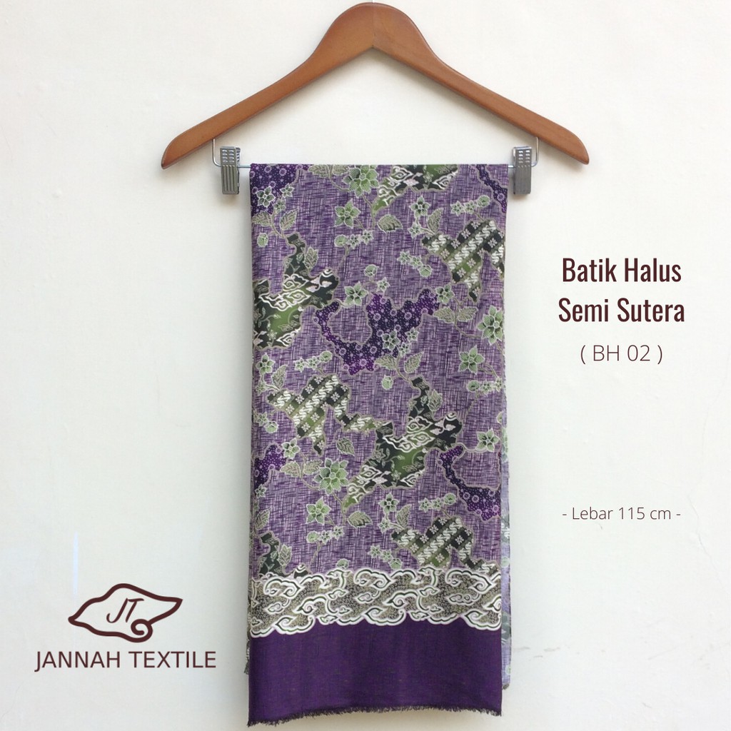 Kain Batik Bahan Semi Sutra Halus Printing Bh02 Motif Abstrak Warna Ungu Harga Per 0 5 Meter Shopee Indonesia