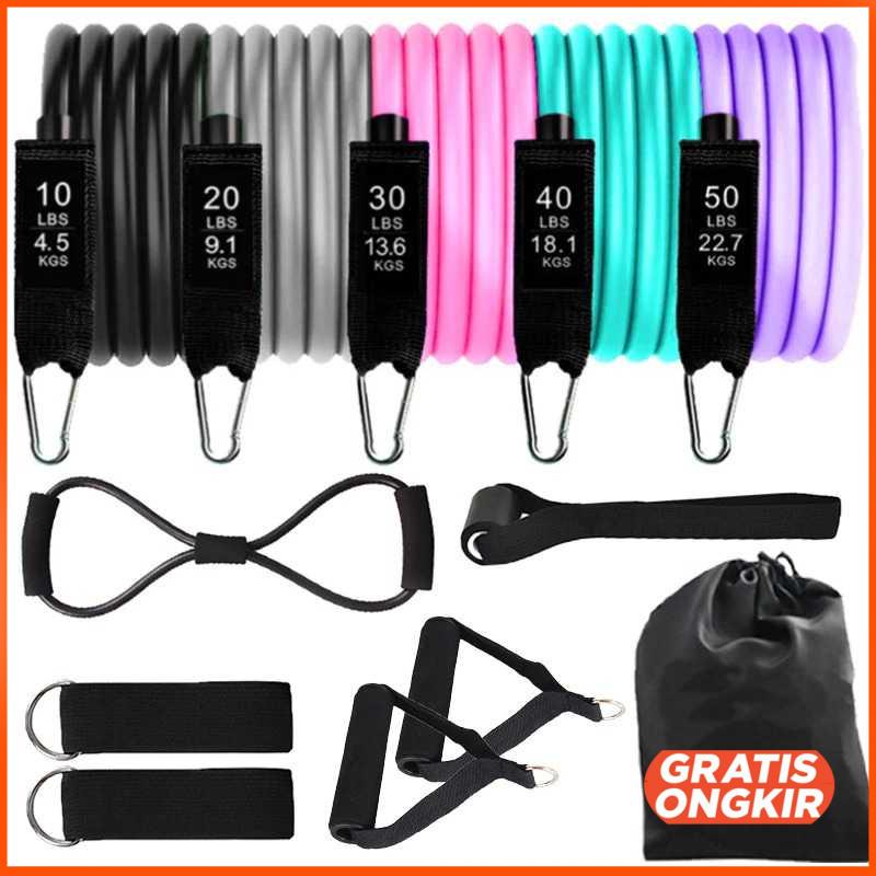 Tali Stretching Resistance Band Pilates Yoga 12 PCS GCT395