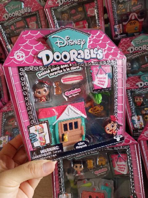 Doorables disney Lilo kapten hook rapunzel jasmine ariel moana pinochio boo olaf / mainan anak / pri