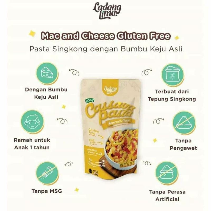 

Pasta Mac and Cheese Ladang Lima