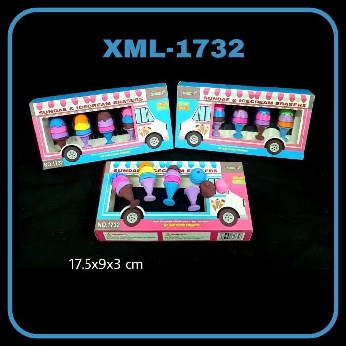 

Trendi Mj2 Penghapus Set Xml Fancy / Penghapus Pensil / Eraser Promo