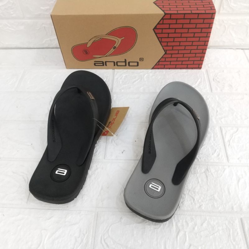Sandal Jepit Ando Thunder size 38-42 | Sandal Jepit Full Karet