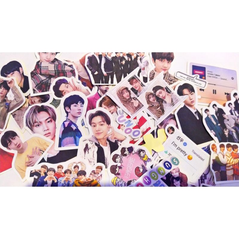 

STICKER ENHYPEN 40PCS(SUDAH DIGUNTING)!