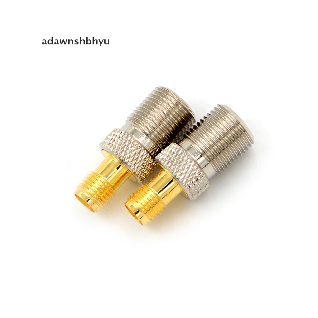 Adawnshbhyu F Female Jack to SMA Female Jack Konektor Adaptor RF Coax Coaxial Lurus