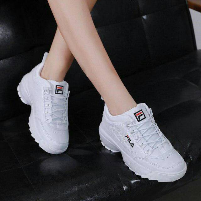 Sepatu sneakers FILA* DISRUPTOR II 573 wanita branded batam fashion import