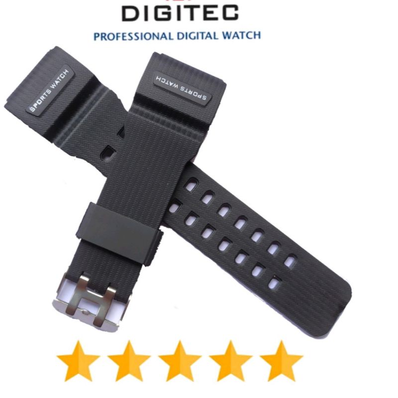 strap jam tangan digitek tali tam tangan digital gisok dll strap jam strap jam tangan sport - 6676