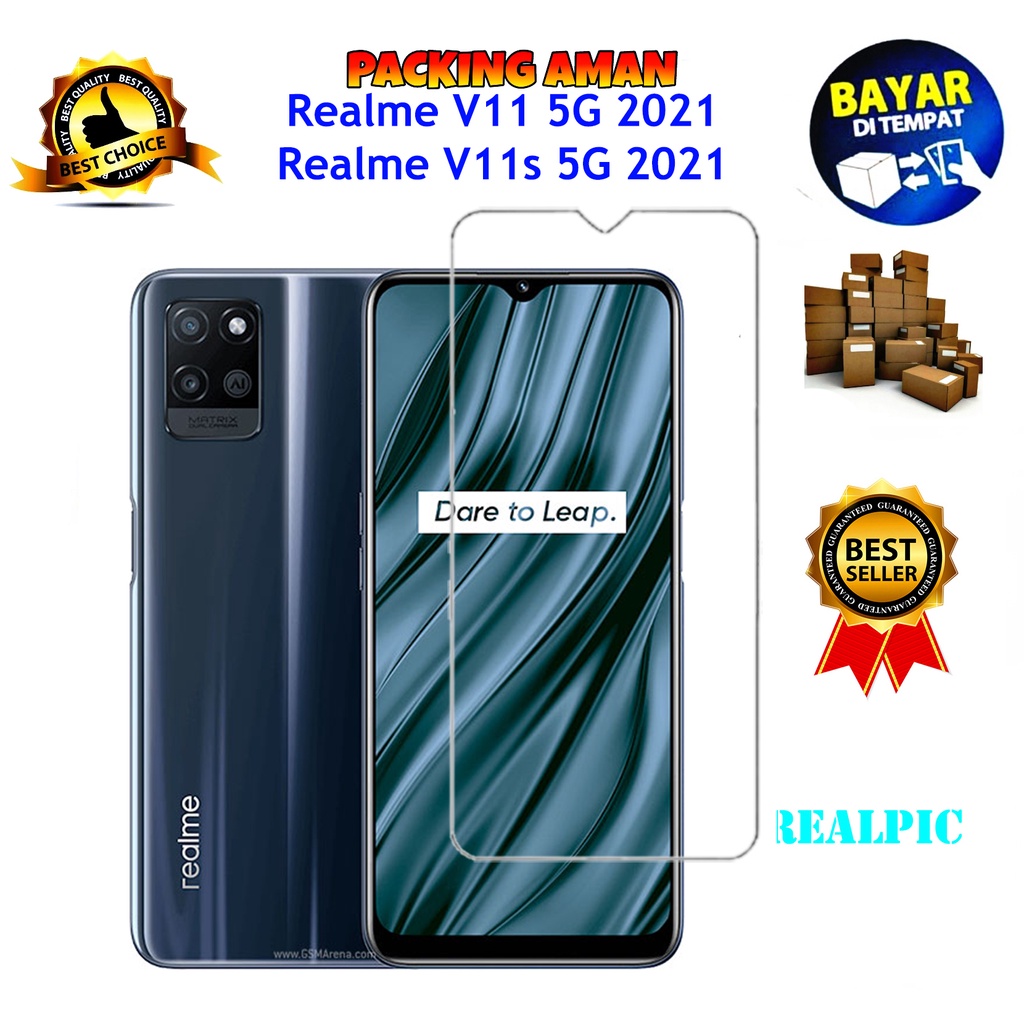 Tempered Glass Realme V11 5G 2020 Screen Protector Anti Gores