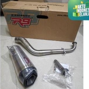 Knalpot R9 Alpha Aerox 155 New series original