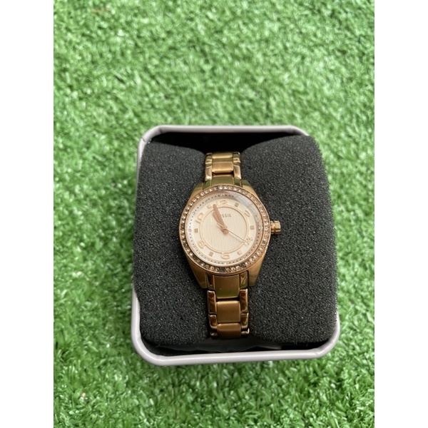 jam tangan wanita fossil (gold)