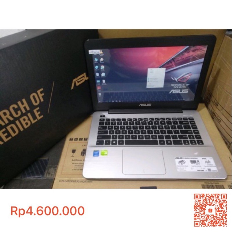 Laptop Asus A455L Core i3 Nvidia