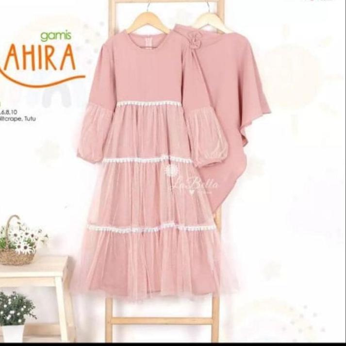 Maxi Promo--GAMIS ANAK TANGGUNG PEREMPUAN USIA 7 8 9 10 11 12 13 14 15 TAHUN CLARA SYARI KIDS LENGKA
