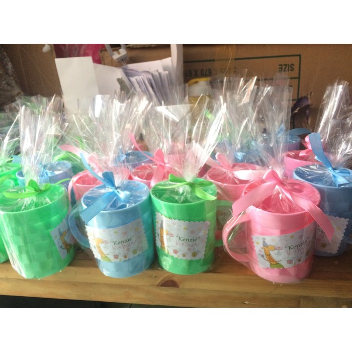 DISKON BESAR!Souvenir Gelas Ulang Tahun \U002F Pernikahan Kemasan TERMURAH