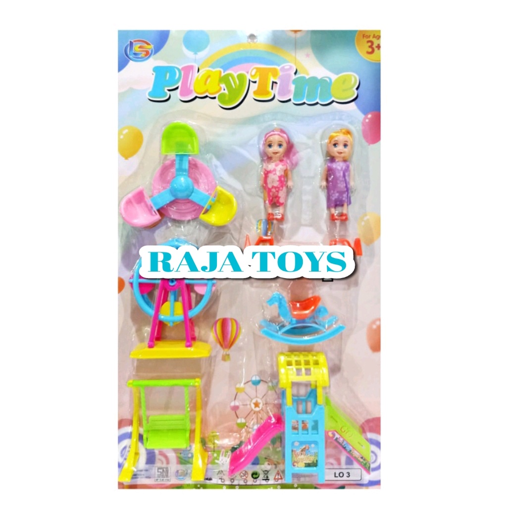 RAJATOYS LO 3 PLAY TIME / MAINAN ANAK EDUKASI SUPER LUCU AYUNAN BONUS 2 BONEKA