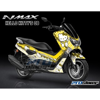 Decal Striping Nmax Variasi Full Body Stiker Gambar Hello Kitty
