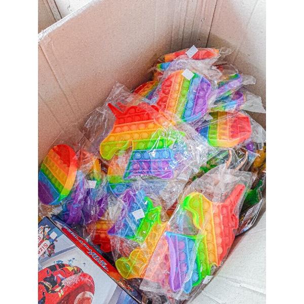 Mainan Fidget Pop It Rainbow