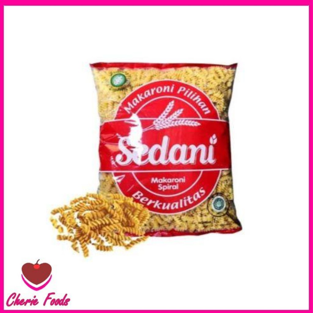 

Makaroni Sedani Spiral 1Kg/ Makaroni Serbaguna/ Makaroni Spiral Murah