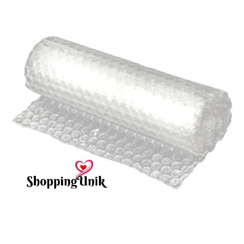 

Tambahan Bubble Wrap dan Dus untuk packing lebih aman (BARANG RENTAN PECAH WAJIB)